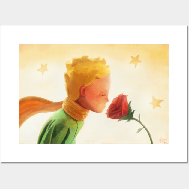 The little prince Wall Art by RedTeethDrawing